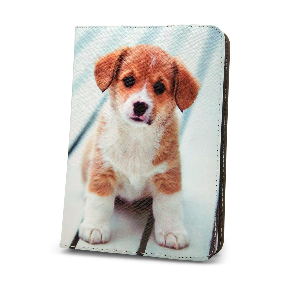 Custodia universale Cute Puppy per tab tablet iPad 9-11''(L27 x W20 mm)