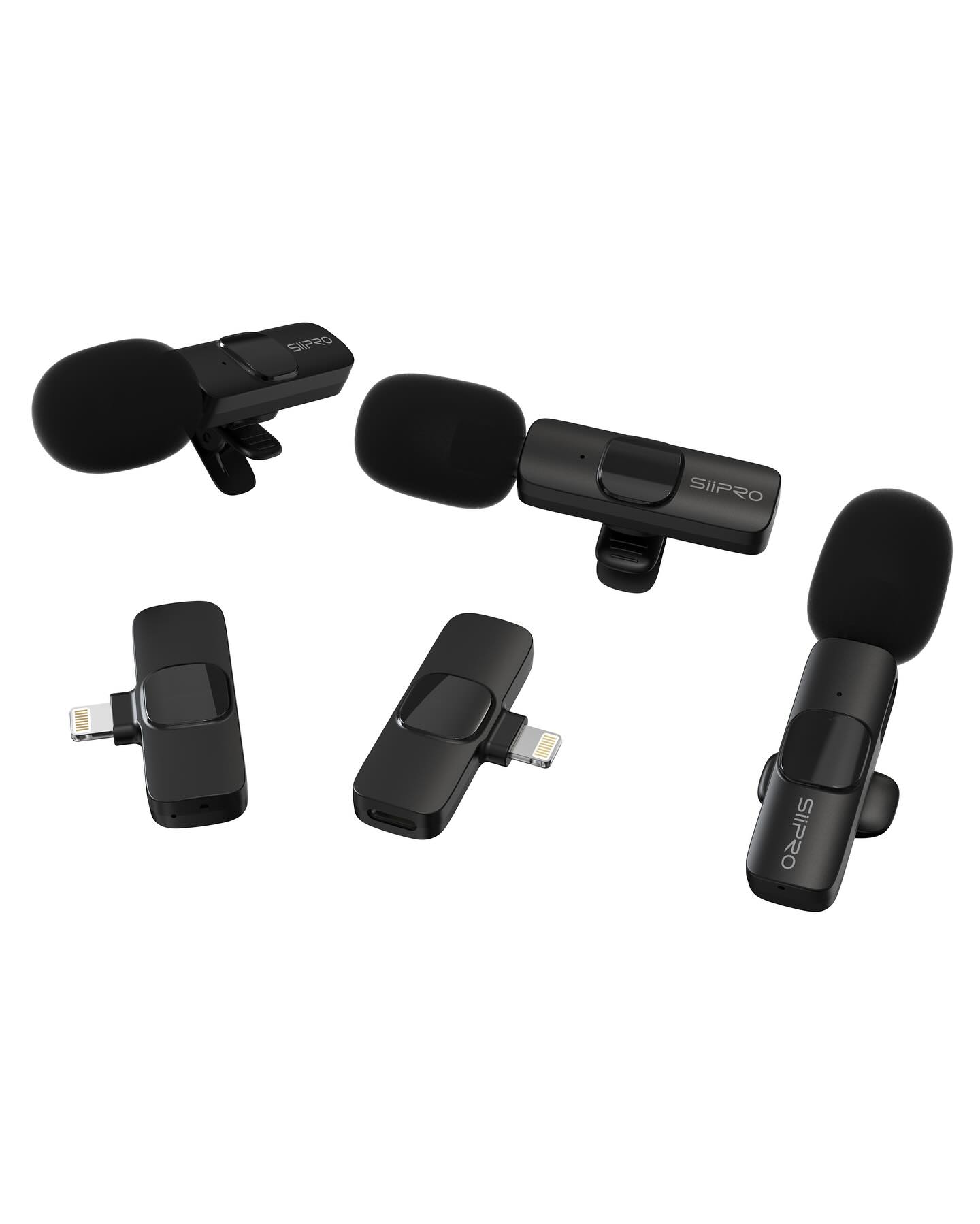 Wireless Microphone Plug Play con attacco per iphone