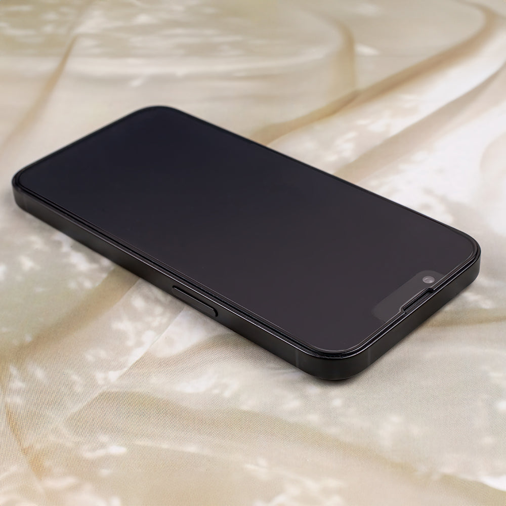 Vetro temperato Matto 6D per iPhone Xr / 11 black frame