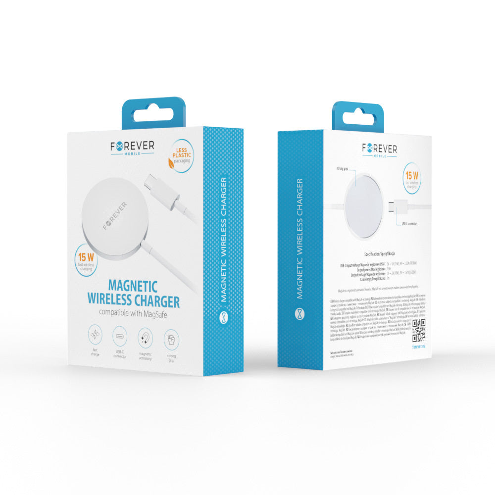 Forever MAWC-100 Base ricarica magnetica wireless charger 15W