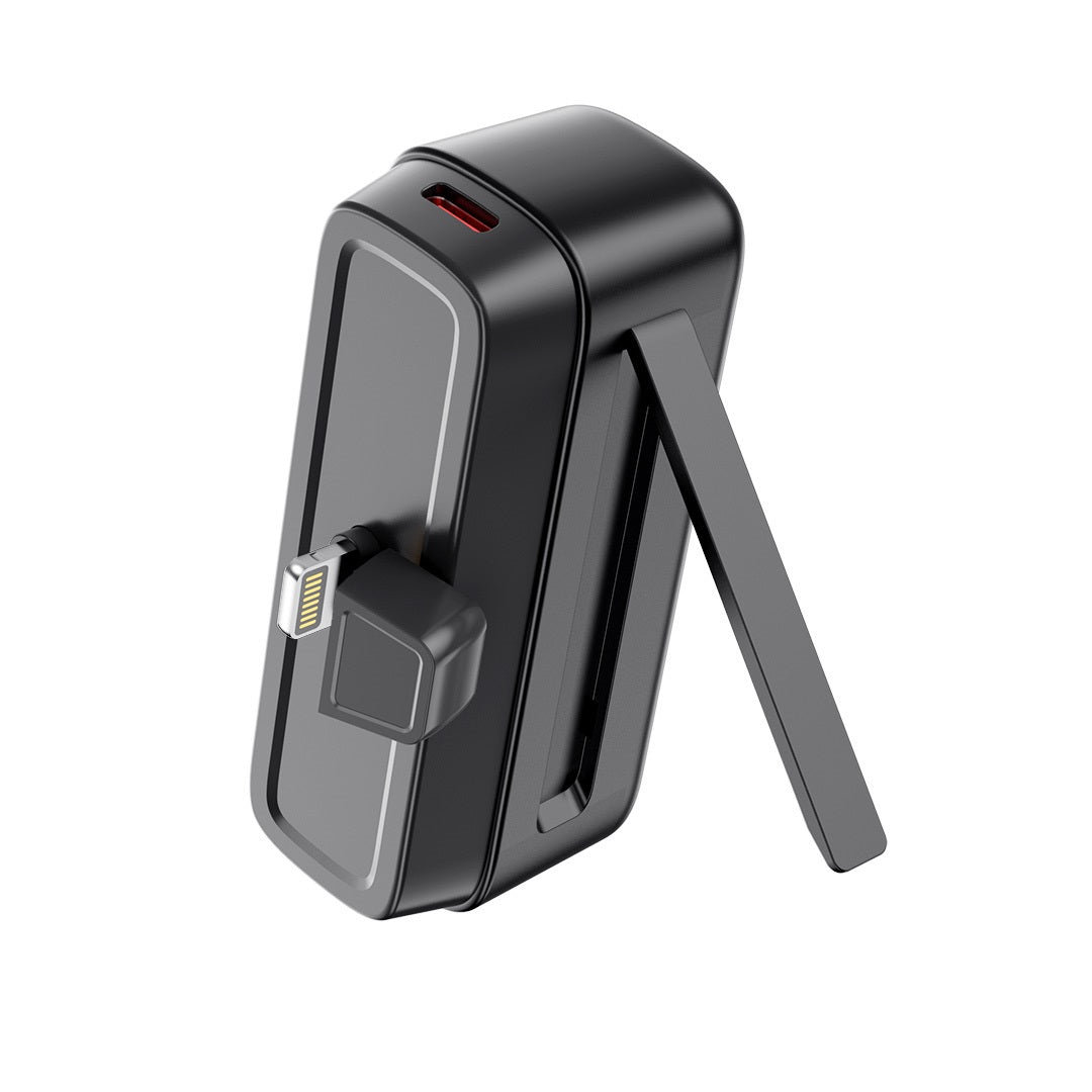 XO power bank mini PR244 20W 5000 mAh per iPhone connector Black