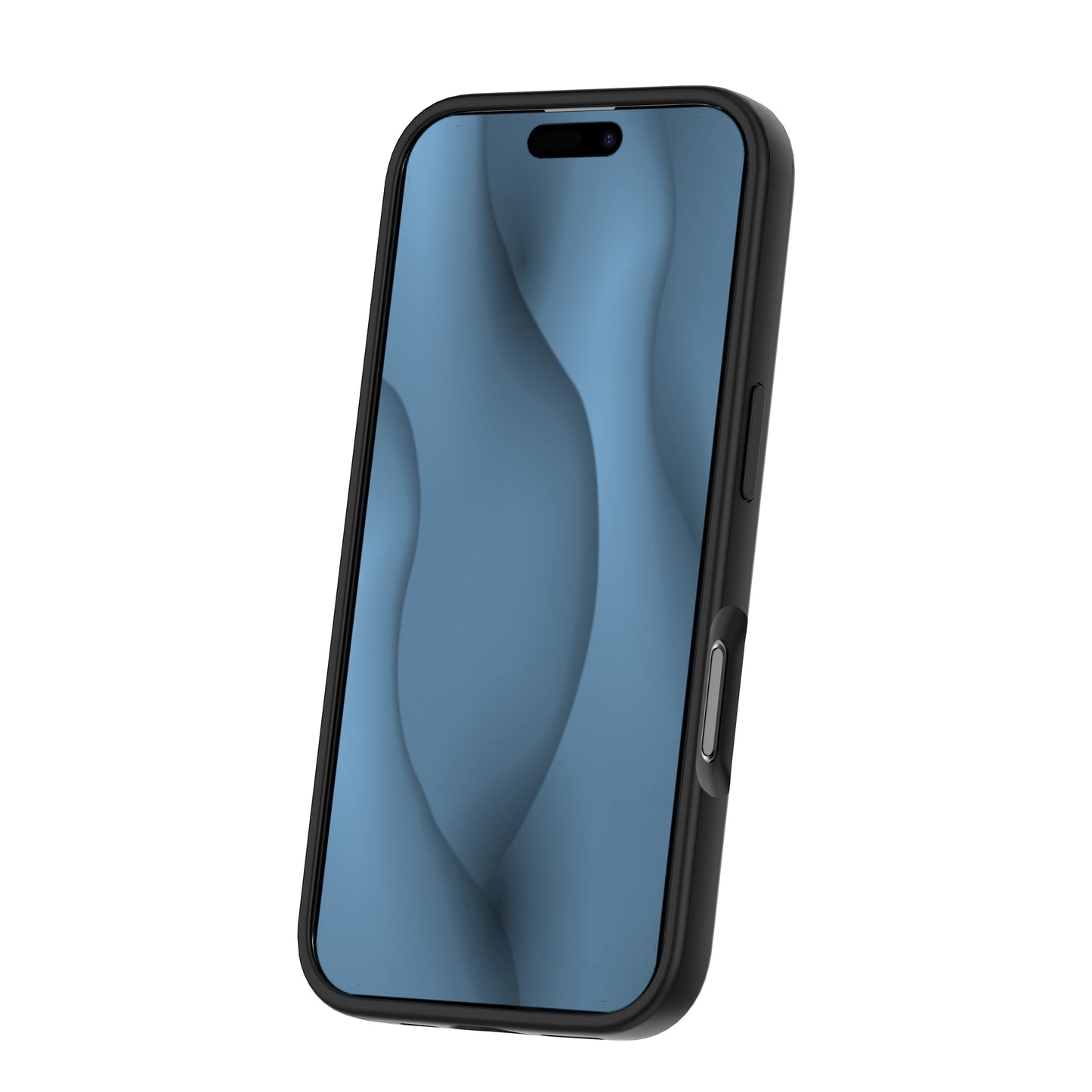 Custodia case silicone sottile MagSafe magnetica per iPhone 16 Nera