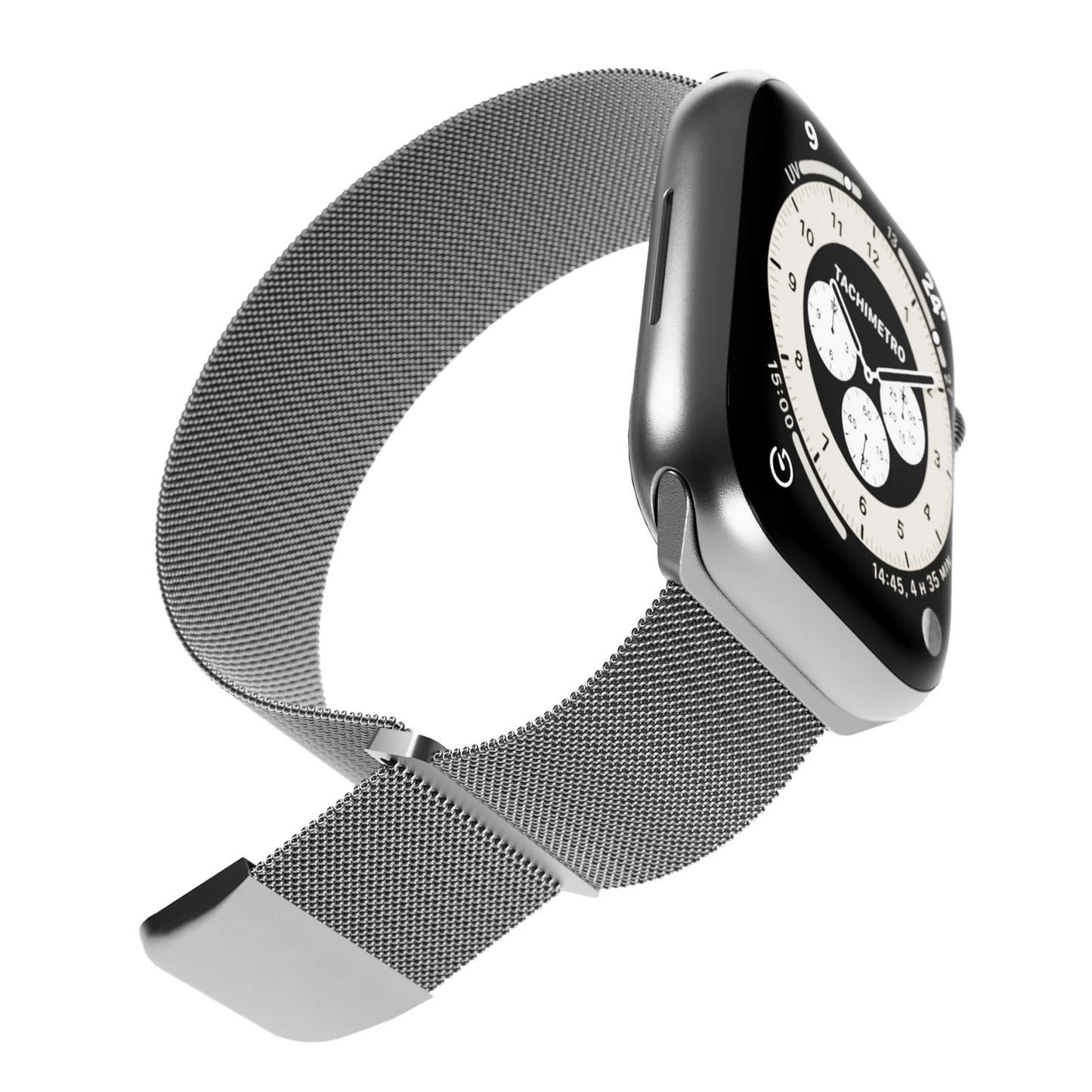 Cinturino Puro maglia milanese per Apple Watch 38/40/41mm Argento