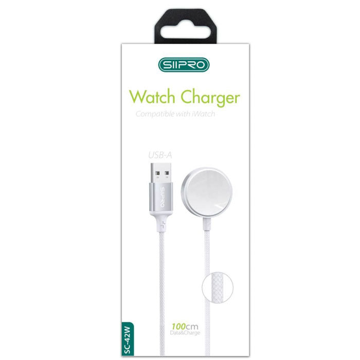 Carica batteria compatibile per Apple Watch con attacco Usb-A Siipro