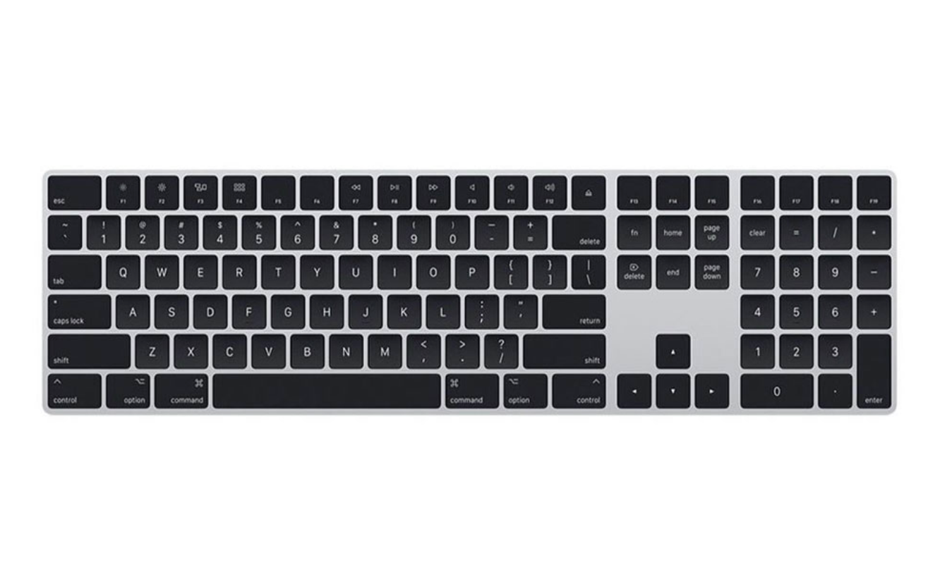 Apple Magic Keyboard Tastiera qwerty con Tastierino Numerico ricaricabile usata