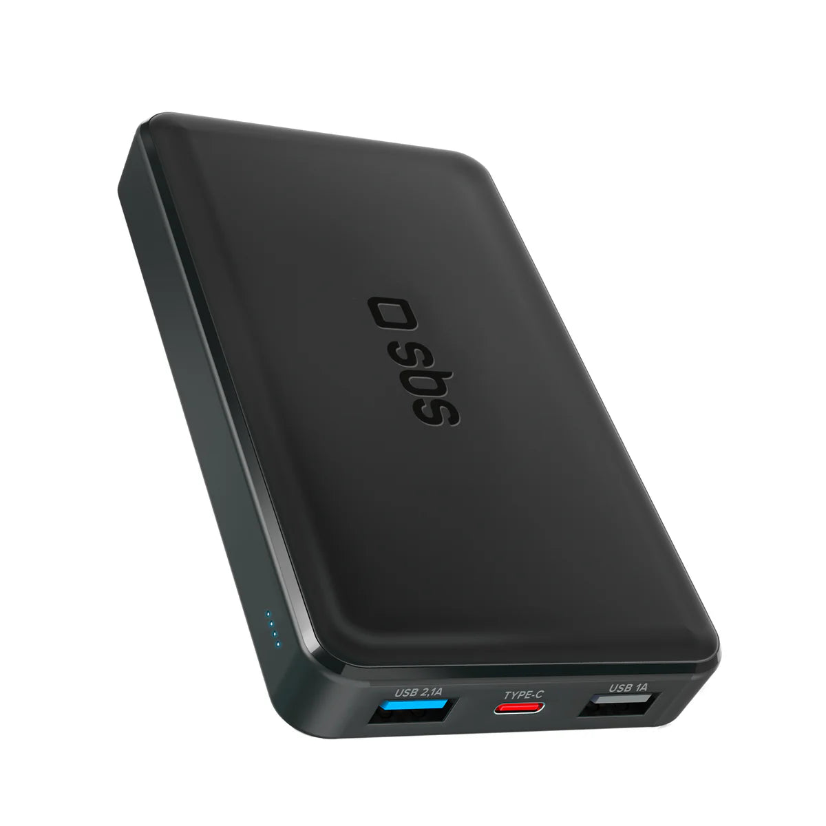 Power bank 10.000 mAh SBS extra slim con porta USB 2.1A Intelligent Charge