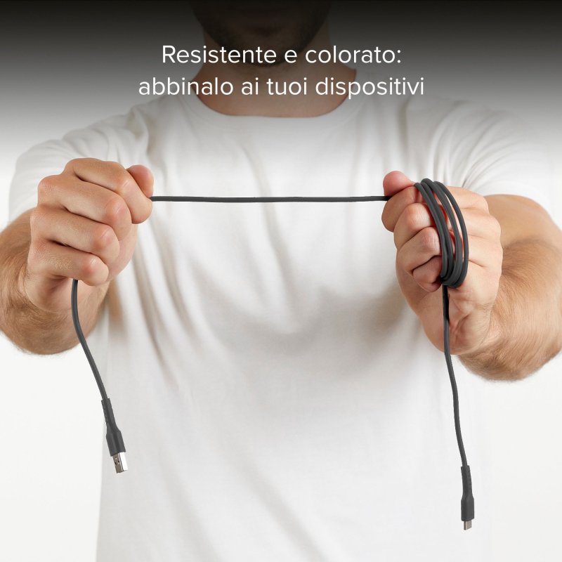 Cavo dati USB 2.0 - Type-C 1,5m Nero SBS