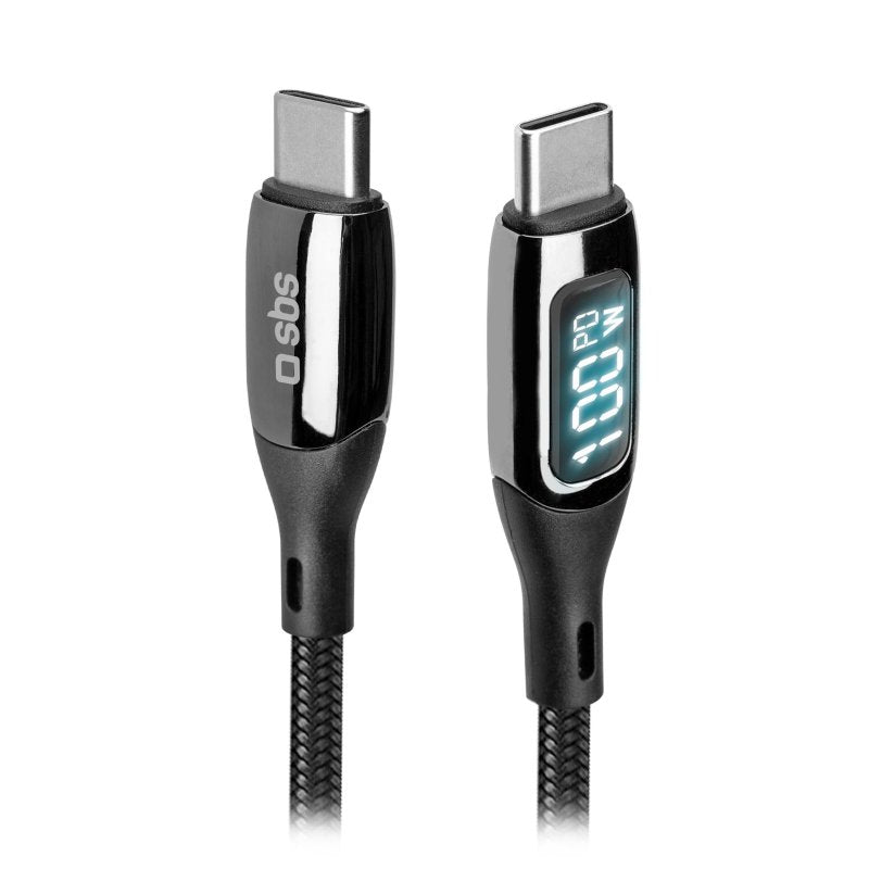 Cavo dati e ricarica con Power Delivery 100 Watt SBS - Connettori USB-C maschio