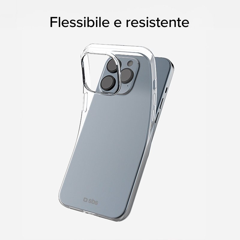 Cover Trasparente SBS Skinny per iPhone 15 Pro Max