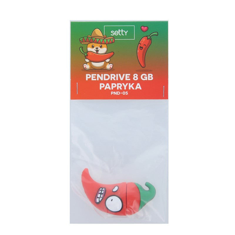 Setty Pendrive USB 8GB Peperoncino PDN-01
