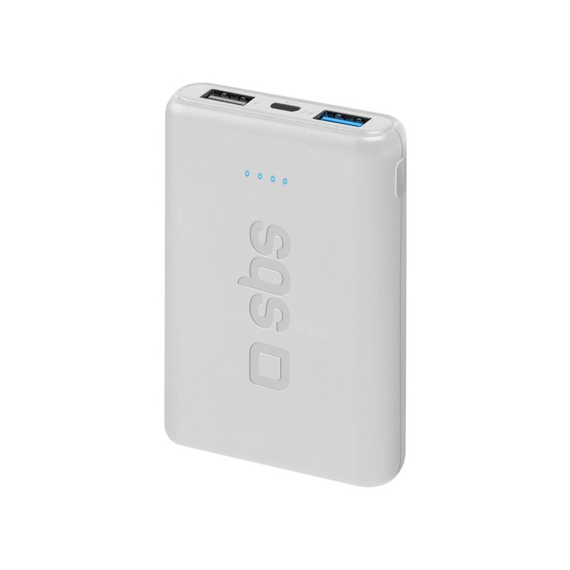 Power bank Pocket 5.000 mAh SBS - Ricarica rapida con porta USB 2.1A Intelligent Charge (IC)
