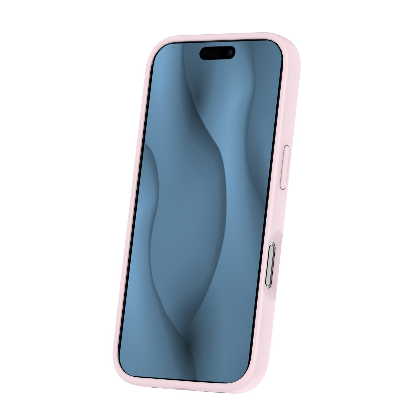 Custodia case silicone sottile MagSafe magnetica per iPhone 16 Rosa