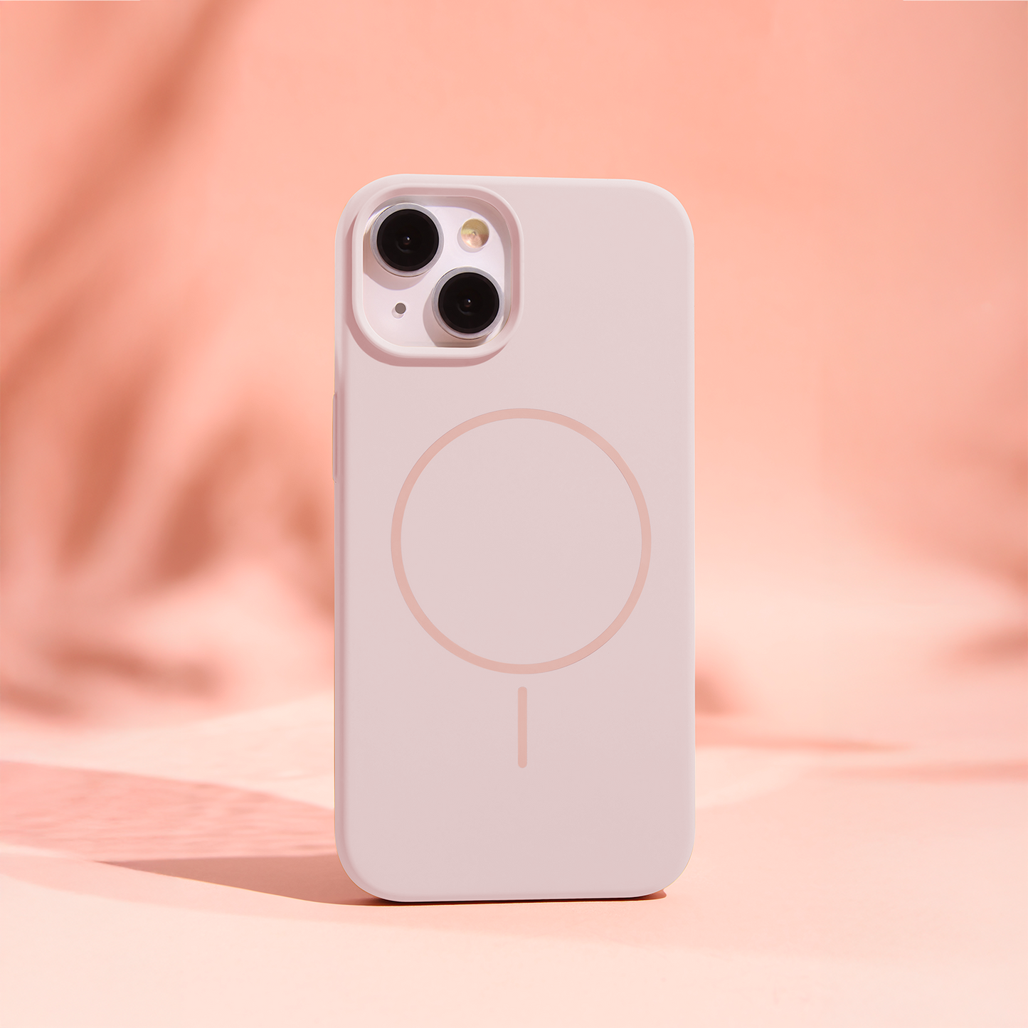 Custodia case silicone sottile MagSafe magnetica per iPhone 16 Rosa