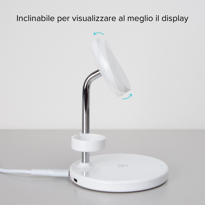 Stazione di ricarica wireless verticale 3 in 1 SBS