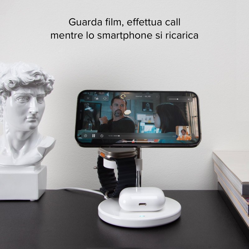 Stazione di ricarica wireless verticale 3 in 1 SBS