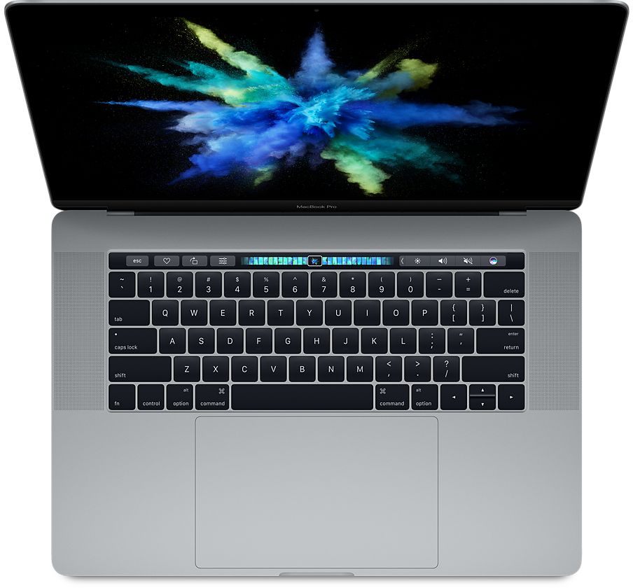 MacBook Pro 15" (2017) Touch Bar Quad Core i7 Ram 16GB SSD 256gb Gray Usato