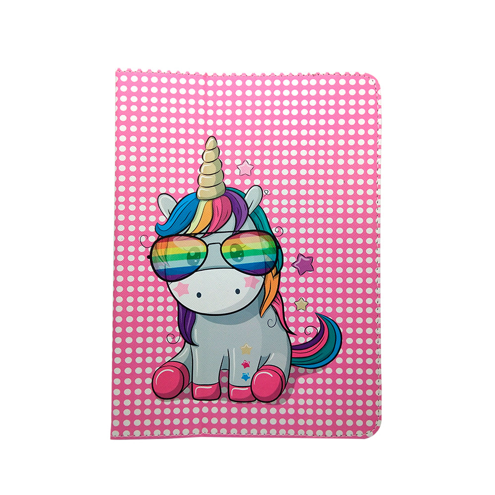 Custodia universale Rainbow Unicorn per tab tablet iPad 9-11''(L27 x W20 mm)