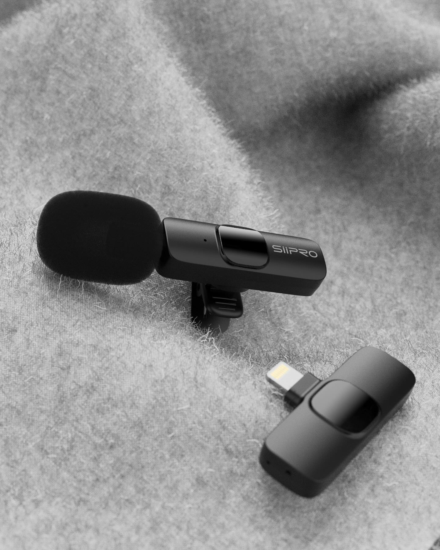 Wireless Microphone Plug Play con attacco per iphone