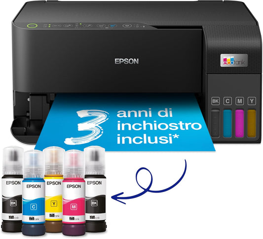 Epson EcoTank ET-2830 Stampante Multifunzione 3-in-1 A4