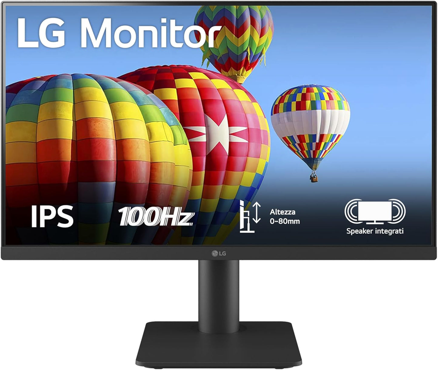 LG 24MS550 Monitor 24" Full HD IPS Speaker Stereo 100Hz 1920x1080