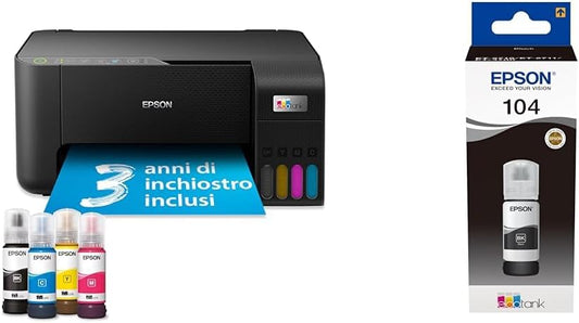Epson EcoTank ET-2862 Stampante Multifunzione 3-in-1 A4