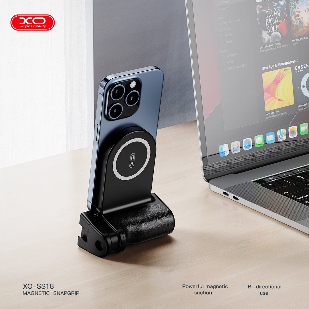 XO selfie stick holder magnetic SS18 black Bluetooth