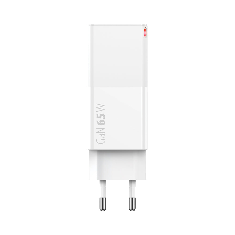 Caricatore Forever Core PD+ QC 3.0 GaN Fast charger 1x USB 1x USB-C 65W white