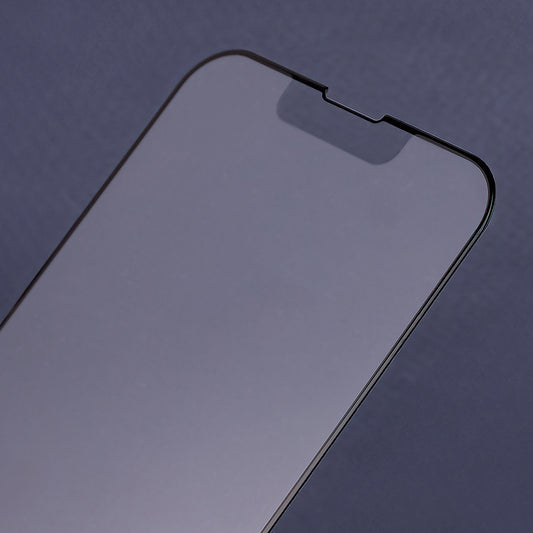 Vetro temperato Matto 6D per iPhone 12 Pro Max black frame