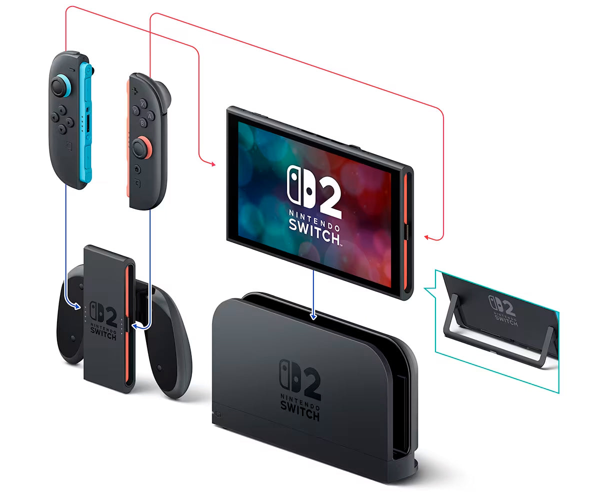 Switch 2 Console Black + Mario Kart World