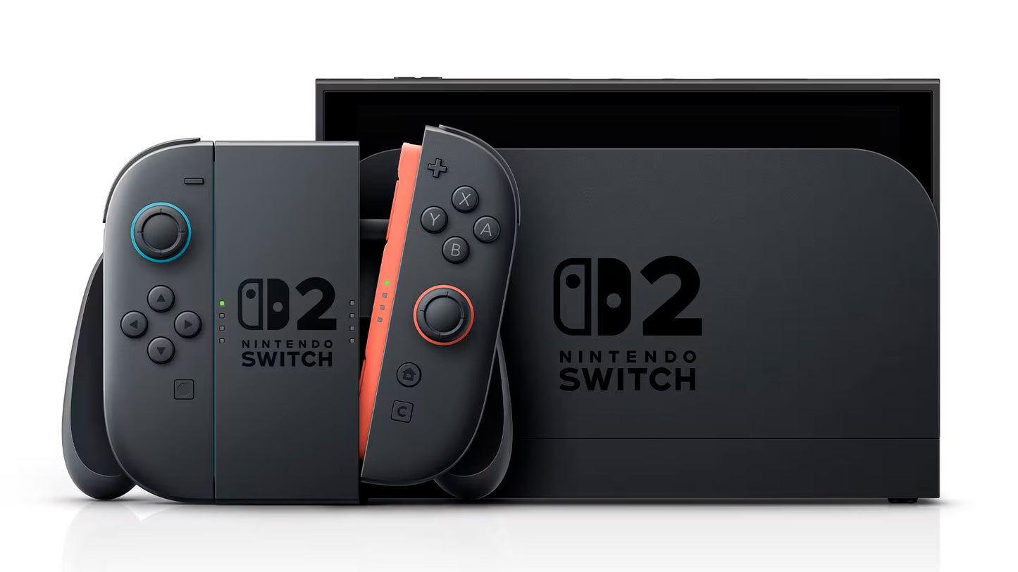 Switch 2 Console Black + Mario Kart World