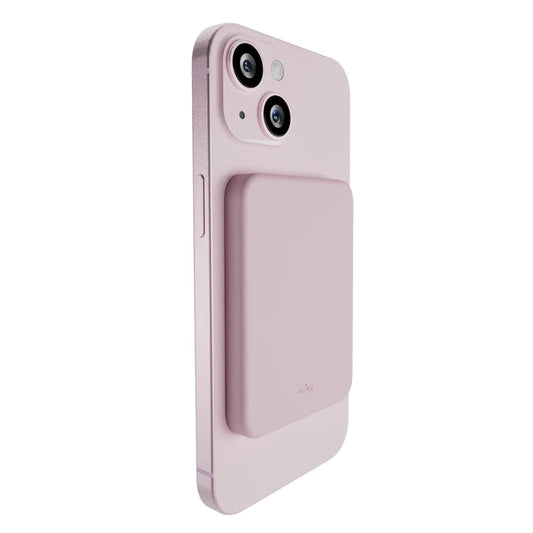 Power Bank Wireless Puro compatibile con tecnologia MagSafe “Mini Power Mag” 4200 mAh Rosa