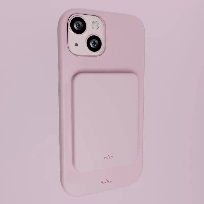 Power Bank Wireless Puro compatibile con tecnologia MagSafe “Mini Power Mag” 4200 mAh Rosa