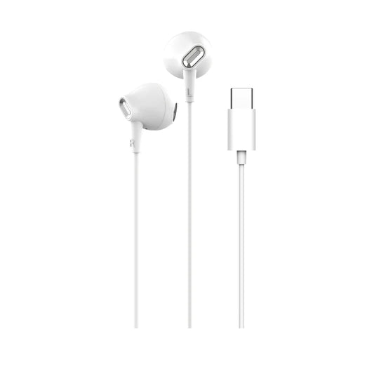 Auricolari a Filo "Fine Pro" con connettore usb-c Puro bianco
