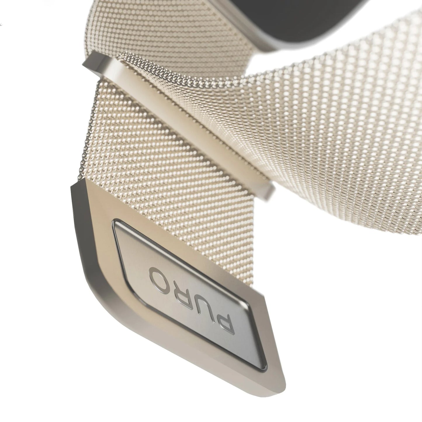 Cinturino Puro maglia milanese per Apple Watch 42/44/45/49mm Champagne