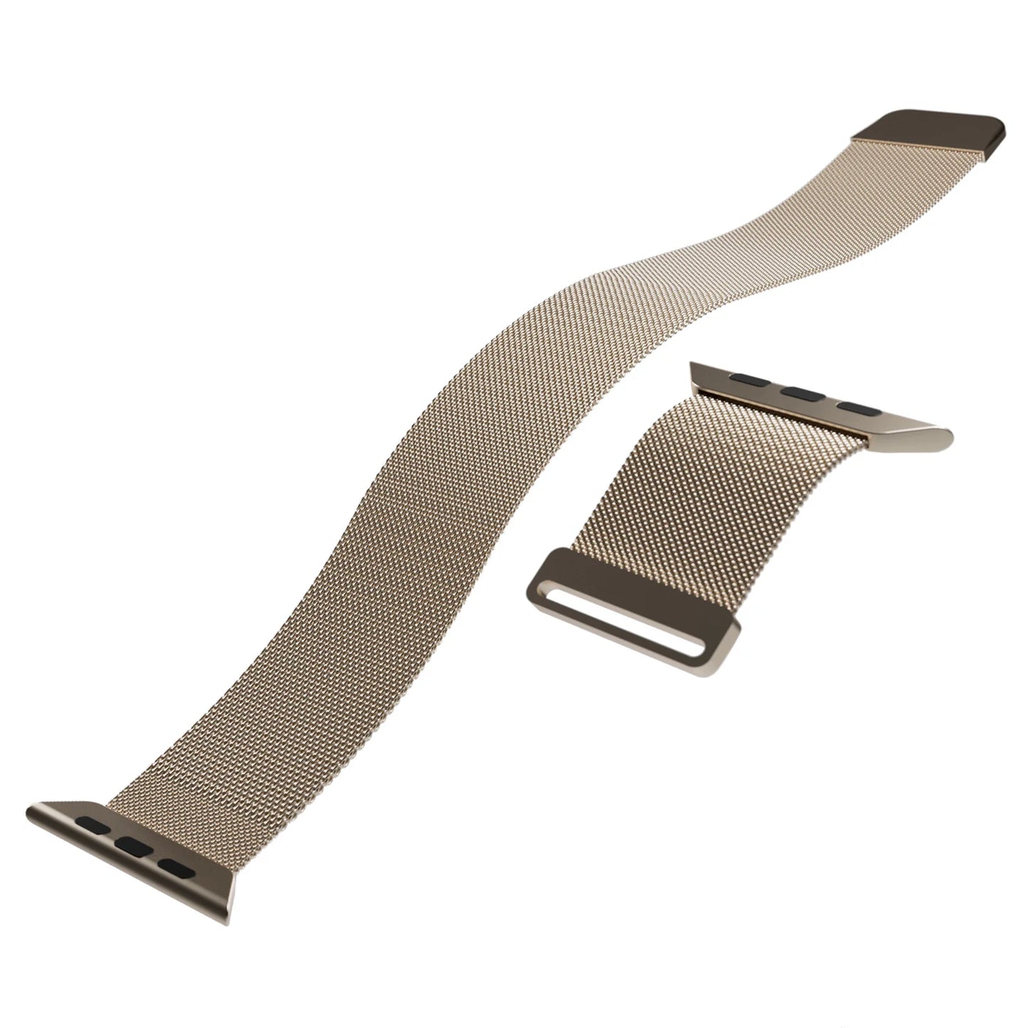 Cinturino Puro maglia milanese per Apple Watch 42/44/45/49mm Champagne