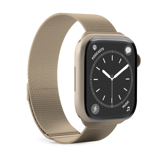 Cinturino Puro maglia milanese per Apple Watch 42/44/45/49mm Champagne