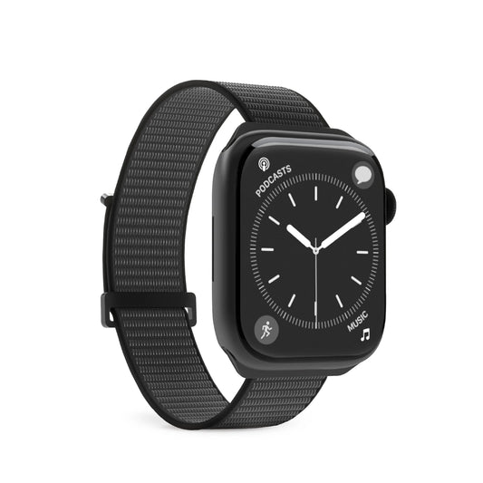 Cinturino Puro Tessuto Sport per Apple Watch 42/44/45/49mm nero