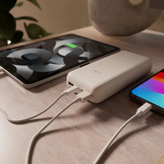 Power Bank Puro 20000mAh USB-C + 2 USB-A Fast Charge – cavo incluso
