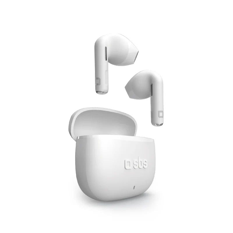 Auricolari wireless TWS semi in-ear SBS Go Pods bianco
