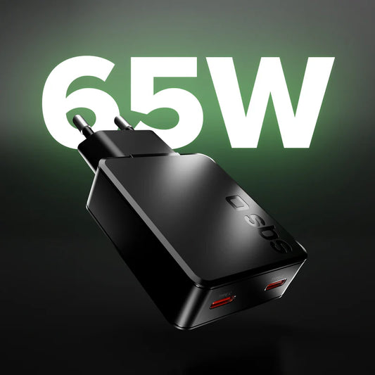Caricatore 65w USB-C Ultra Slim doppia uscita Power Delivery SBS per Apple MacBook Neo