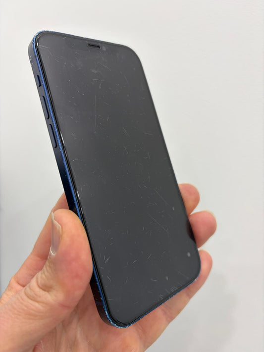 iPhone 12 128gb blu ricondizionato accettabile batteria 100% nuova