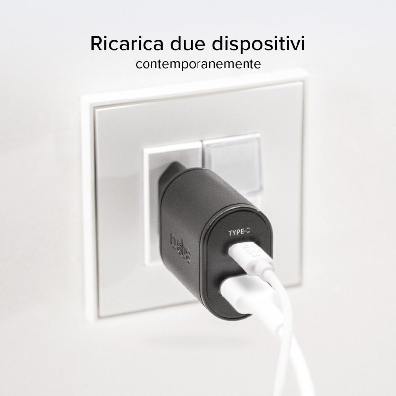 Caricatore caricabatterie 25 Watt SBS - Ricarica ultra rapida e uscita USB-C