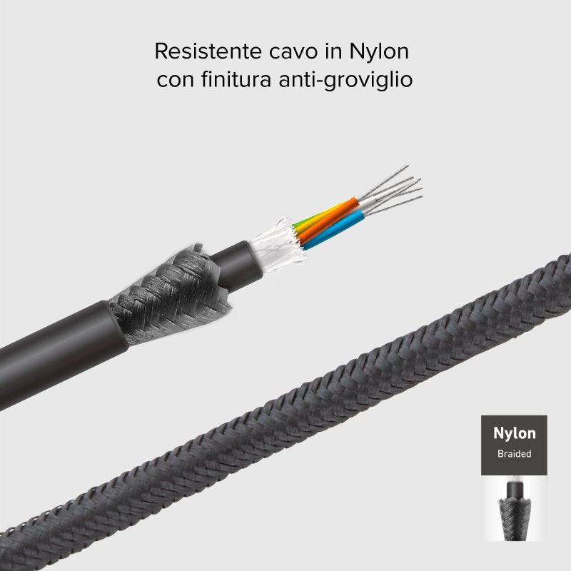 Cavo dati e ricarica con Power Delivery 100 Watt SBS - Connettori USB-C maschio