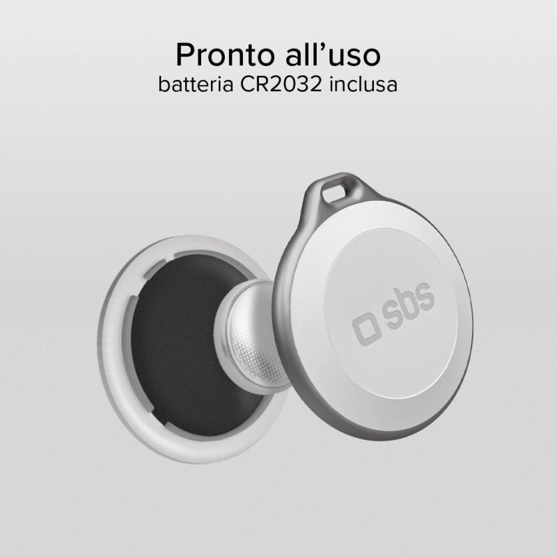 Localizzatore Bianco di oggetti water resistant compatibile con Apple Find My Dov'e